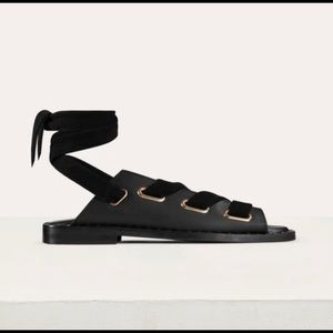 Maje Fidil sandal in black